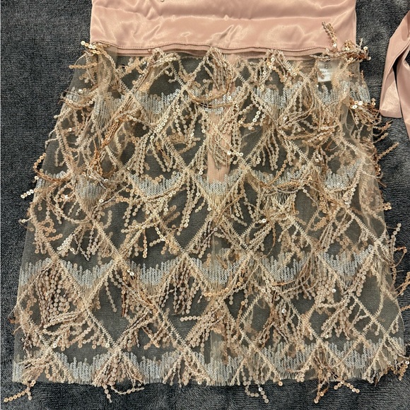 Sequin Fringe Mini Dress - Picture 3 of 5